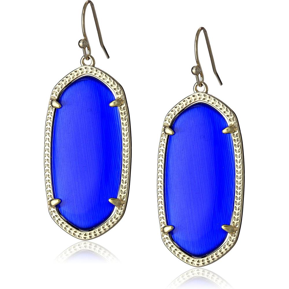 imageKendra Scott Elle Drop Earrings for WomenCobalt GlassGold plated