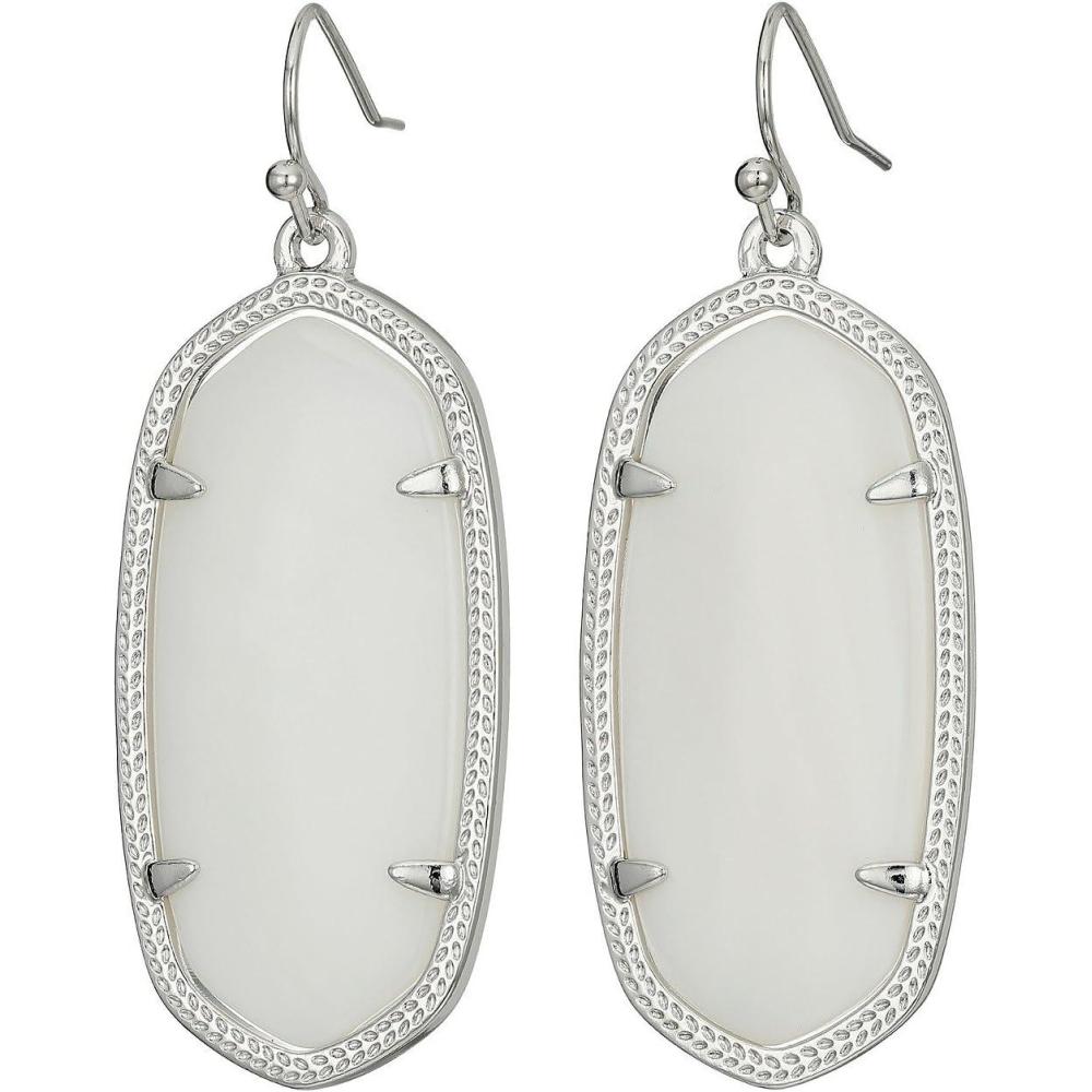 imageKendra Scott Elle Drop Earrings for WomenWhite MotherofPearlRhodium plated