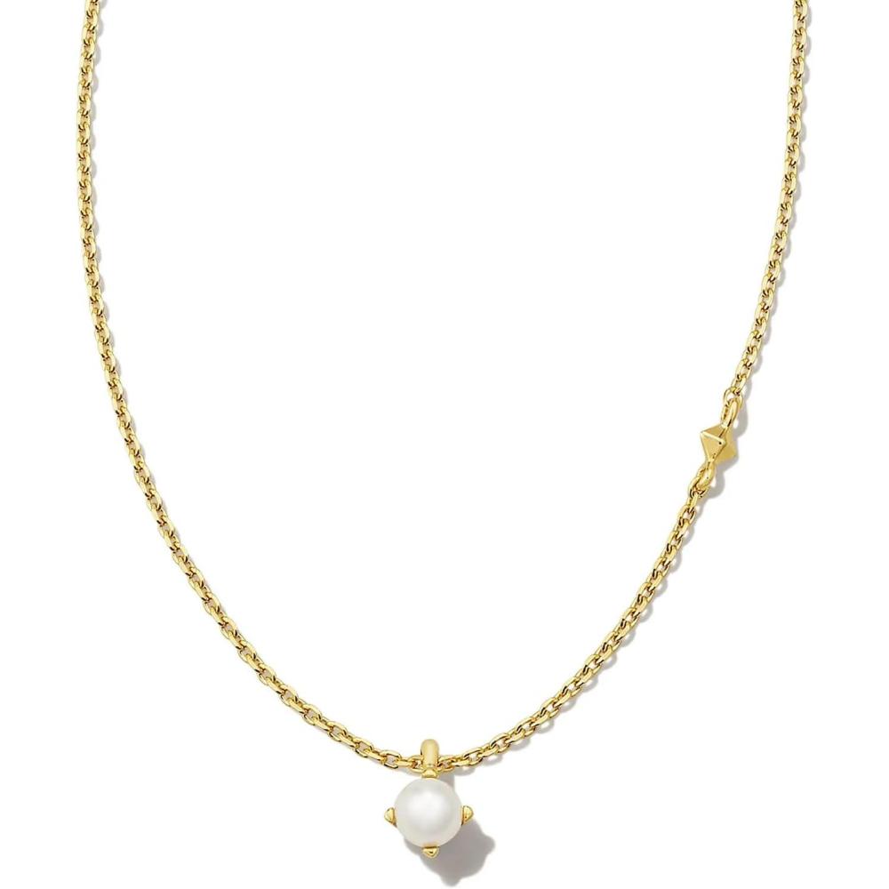 imageKendra Scott Maisie 18K Gold Vermeil Pendant NecklaceWHITE PEARL