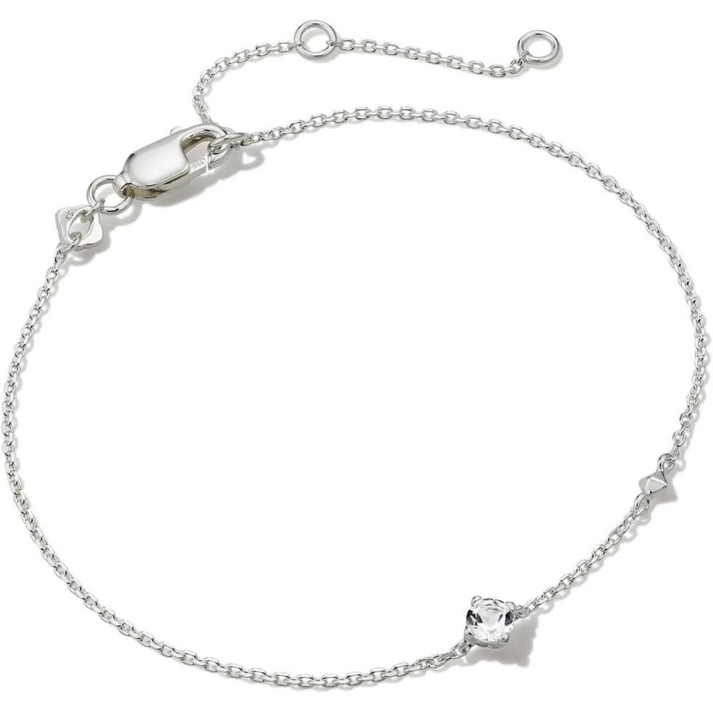 imageKendra Scott Maisie Delicate Chain BraceletWHITE TOPAZ