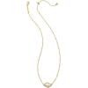 Kendra Scott Abbie Pendant Necklace, Fashion Jewelry for Women(GOLD – IRIDESCENT ABALONE)