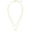 Kendra Scott Ari Heart Multistrand Necklace, Fashion Jewelry for Women(GOLD METAL)