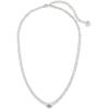 Kendra Scott Emilie Multi Strand Necklace, Fashion Jewelry for Women(RHODIUM PLATINUM DRUSY)