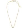 Kendra Scott Grayson Crystal Pendant Necklace, Fashion Jewelry for Women(GOLD – WHITE CUBIC ZIRCONIA)