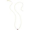 Kendra Scott Marisa 18k Yellow Gold Oval Solitaire Pendant Necklace(AMETHYST)