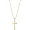 Kendra Scott Davis Cross Charm Necklace in 18k Yellow Gold Vermeil, Fine Jewelry for Women