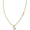 Kendra Scott Maisie 18K Gold Vermeil Pendant Necklace(WHITE TOPAZ)
