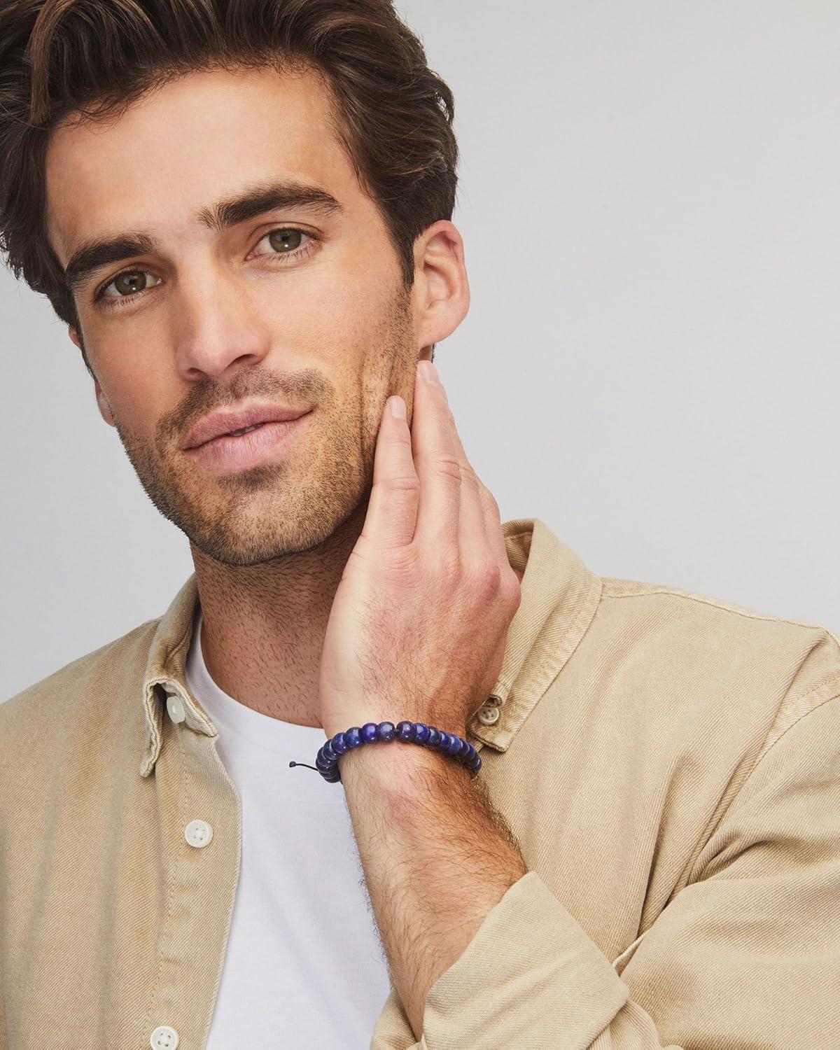 imageKendra Scott Cade Beaded Bracelet for Men Fine JewelryBLUE LAPIS