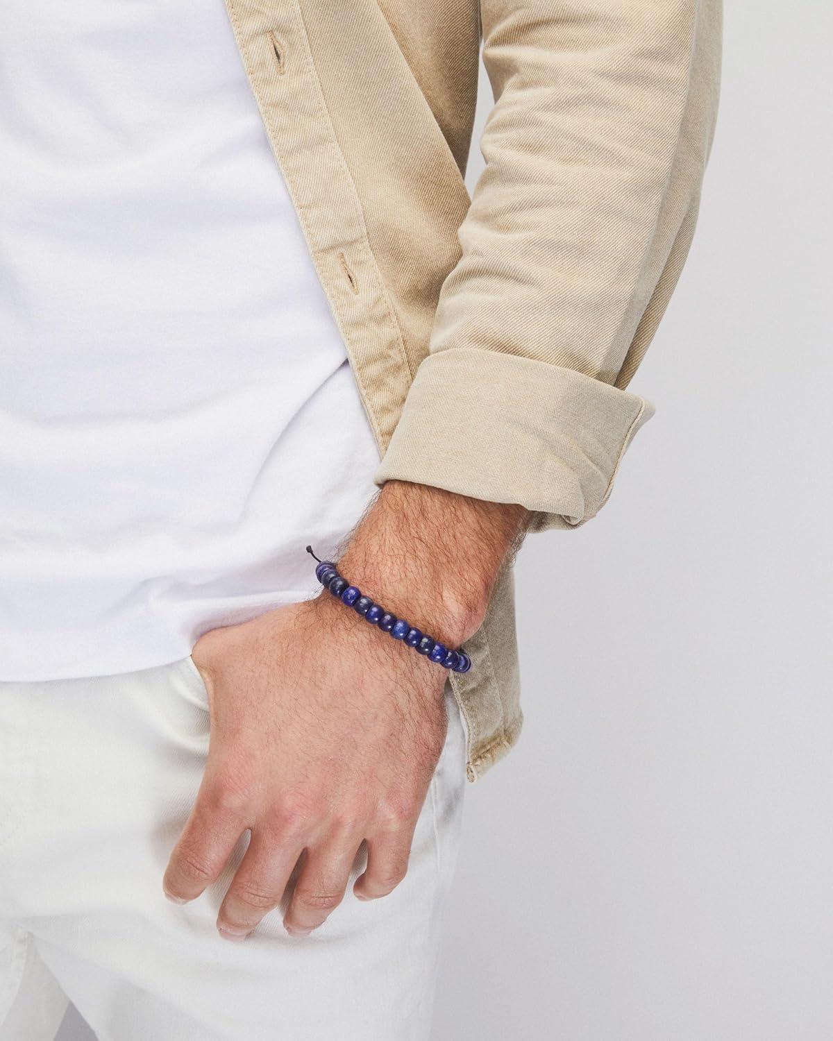 imageKendra Scott Cade Beaded Bracelet for Men Fine JewelryBLUE LAPIS