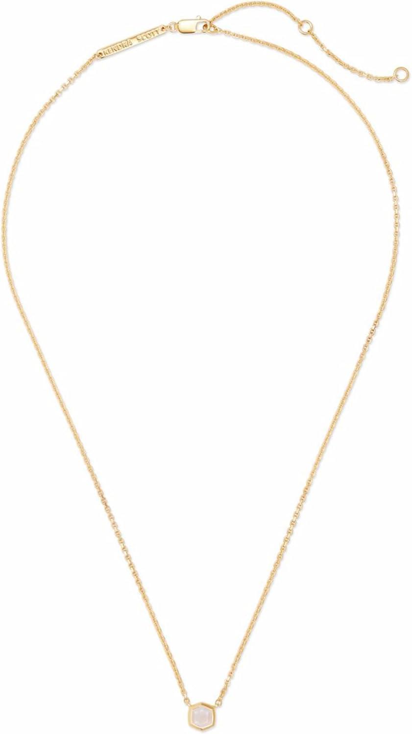 imageKendra Scott Davie Pendant Necklace18K GOLD VERMEIL RAINBOW MOONSTONE