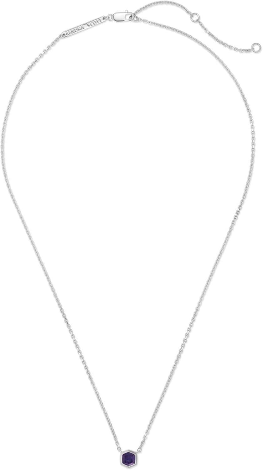 imageKendra Scott Davie Pendant NecklaceSTERLING SILVER BLUE IOLITE