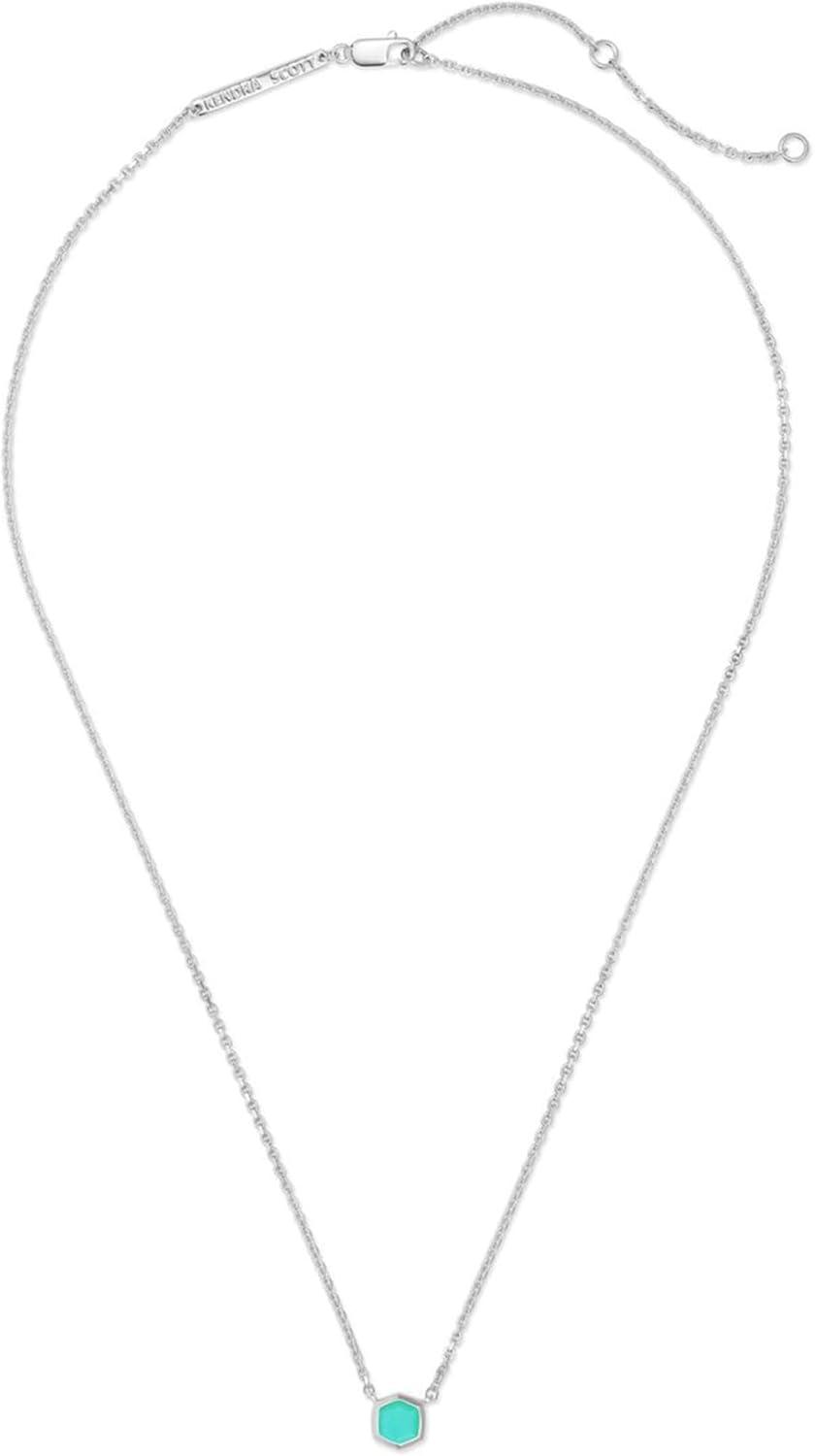imageKendra Scott Davie Pendant NecklaceSTERLING SILVER CHRYSOPRASE