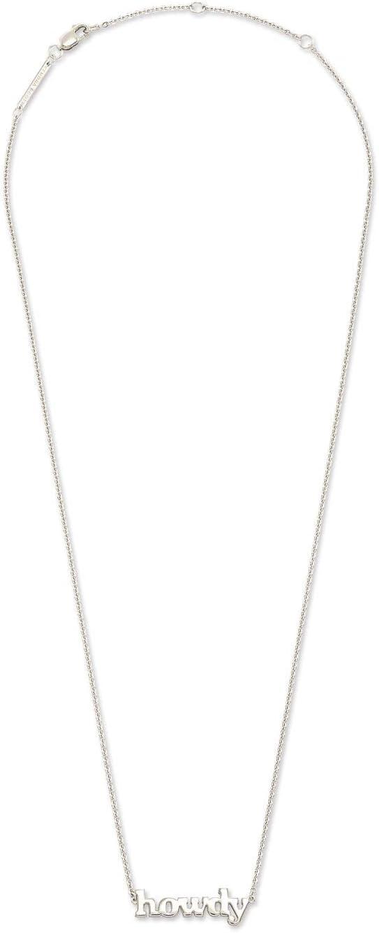 imageKendra Scott Howdy Pendant Necklace in Sterling Silver Fine Jewelry for Women