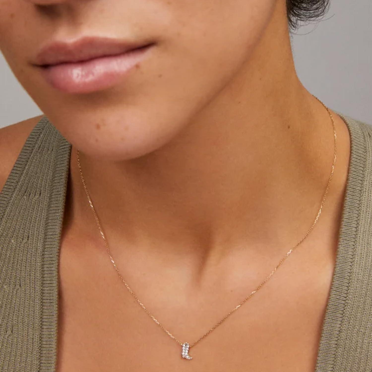 imageKendra Scott Tiny Cowboy Boot 18k Gold Pendant Necklace18K YELLOW GOLD