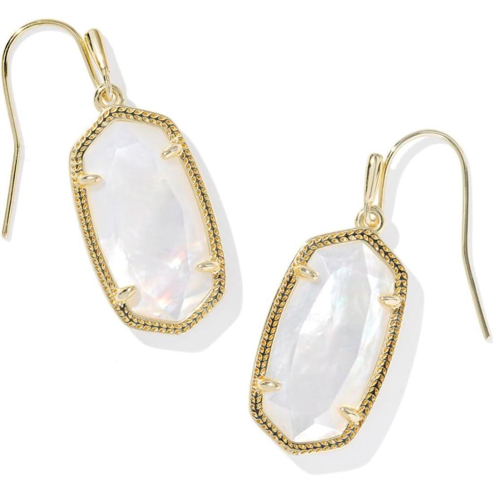 imageKendra Scott Dani Drop Earrings for Women Fashion JewelryGOLD IVORY MOTHER OF PEARL