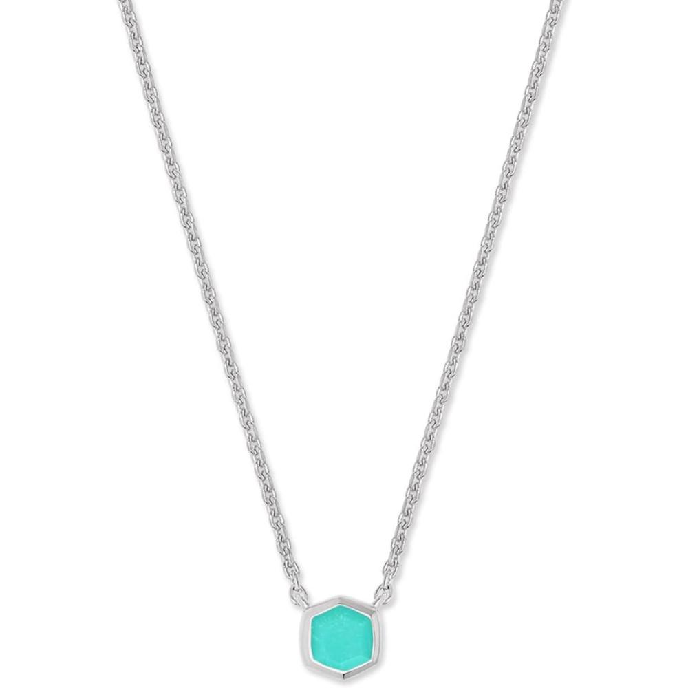 imageKendra Scott Davie Pendant NecklaceSTERLING SILVER CHRYSOPRASE