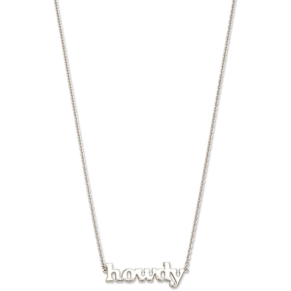 imageKendra Scott Howdy Pendant Necklace in Sterling Silver Fine Jewelry for Women