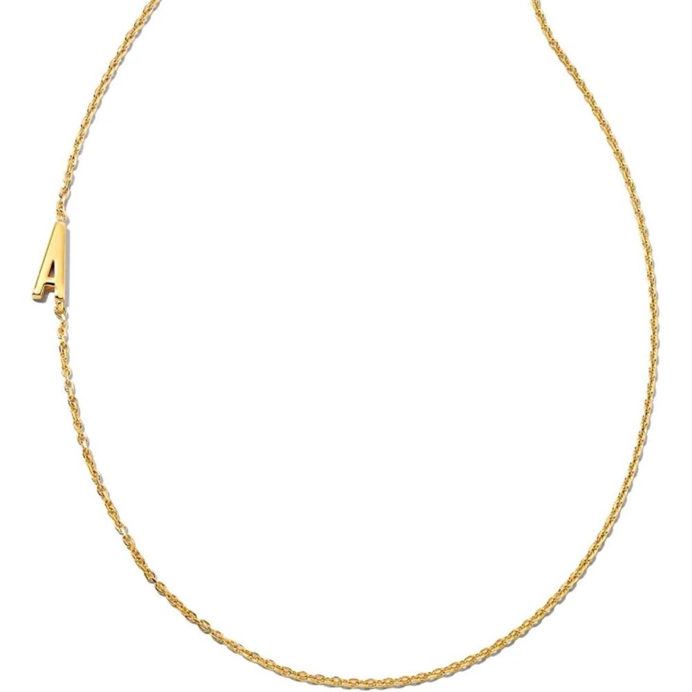 imageKendra Scott Letter AZ Inline Initial Necklace 18k Gold VermeilA
