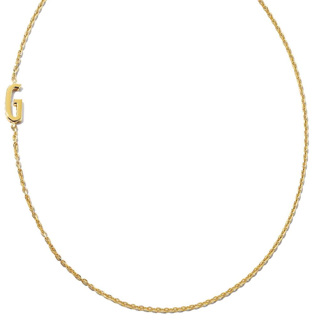 imageKendra Scott Letter AZ Inline Initial Necklace 18k Gold VermeilG