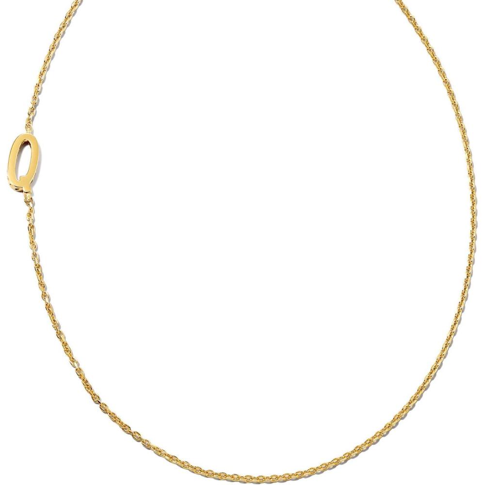 imageKendra Scott Letter AZ Inline Initial Necklace 18k Gold VermeilQ
