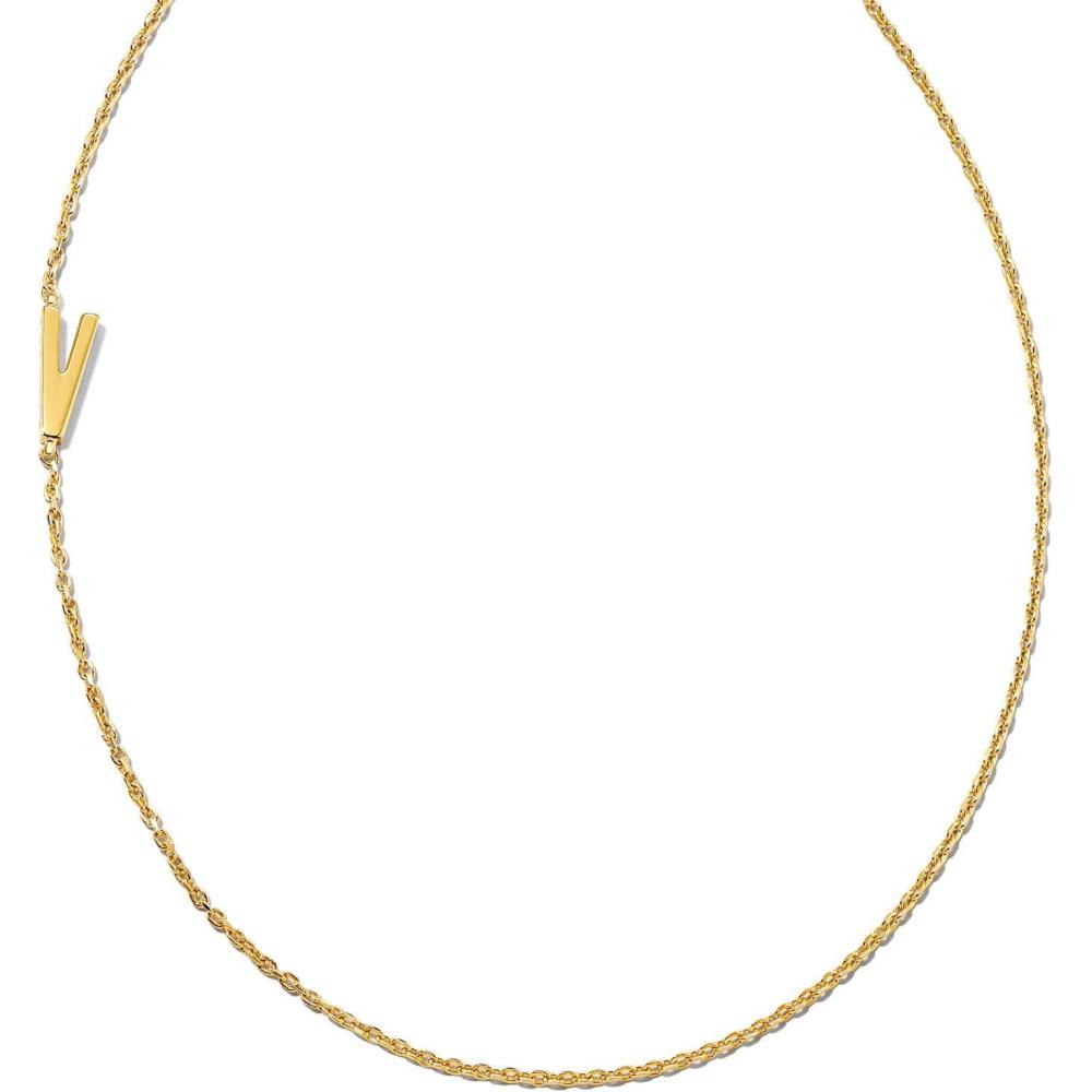 imageKendra Scott Letter AZ Inline Initial Necklace 18k Gold VermeilV