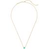 Kendra Scott Davie Pendant Necklace(18K GOLD VERMEIL – CHRYSOPRASE)