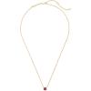 Kendra Scott Davie Pendant Necklace(18K GOLD VERMEIL – PINK RUBY)