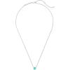 Kendra Scott Davie Pendant Necklace(STERLING SILVER – CHRYSOPRASE)