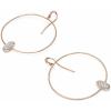 Kendra Scott Elora Earrings in 14k Gold, Fine Jewelry for Women(14K ROSE GOLD – WHITE DIAMOND)