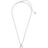 Kendra Scott Letters A-Z Pendant Necklace for Women, Fashion Jewelry, Rhodium-Plated Brass(Letter A)