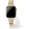 Kendra Scott Alex 5 Link Watch Bands, Compatible with Apple Watch® Series 1-8 and 20mm Samsung Galaxy Watch®(Gold & Silver Stainless Steel)