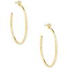 Kendra Scott Audrey Hoop Earring 14k Yellow Gold, White Diamond
