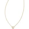 Kendra Scott Audrey Pendant Necklace .15C, 18k Yellow Gold, White Diamond