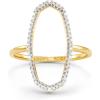Kendra Scott Dani 14k Gold Open Ring, Fine Jewelry for Women(14K GOLD – WHITE DIAMOND)