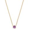 18K GOLD VERMEIL - AMETHYST