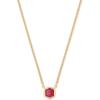 18K GOLD VERMEIL - RED GARNET