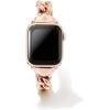 Kendra Scott Whitley Chain Watch Bands, Compatible with Apple Watch® and 20mm Samsung Galaxy Watch®(Rose Gold Tone Stainless Steel)