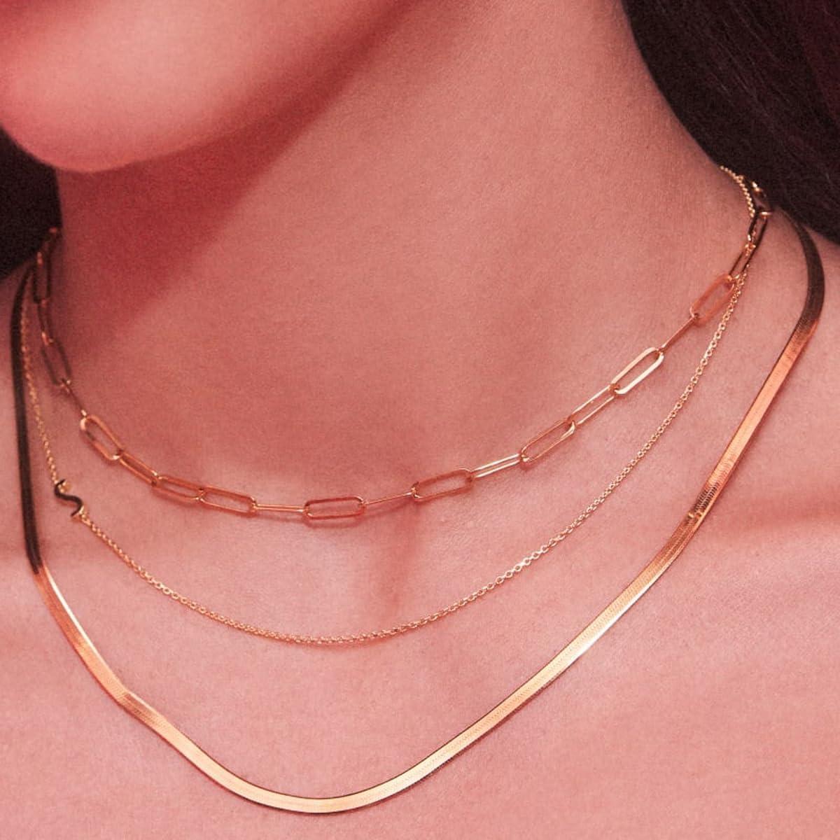 imageKendra Scott Large Paperclip Chain Necklace18K YELLOW GOLD VERMEIL