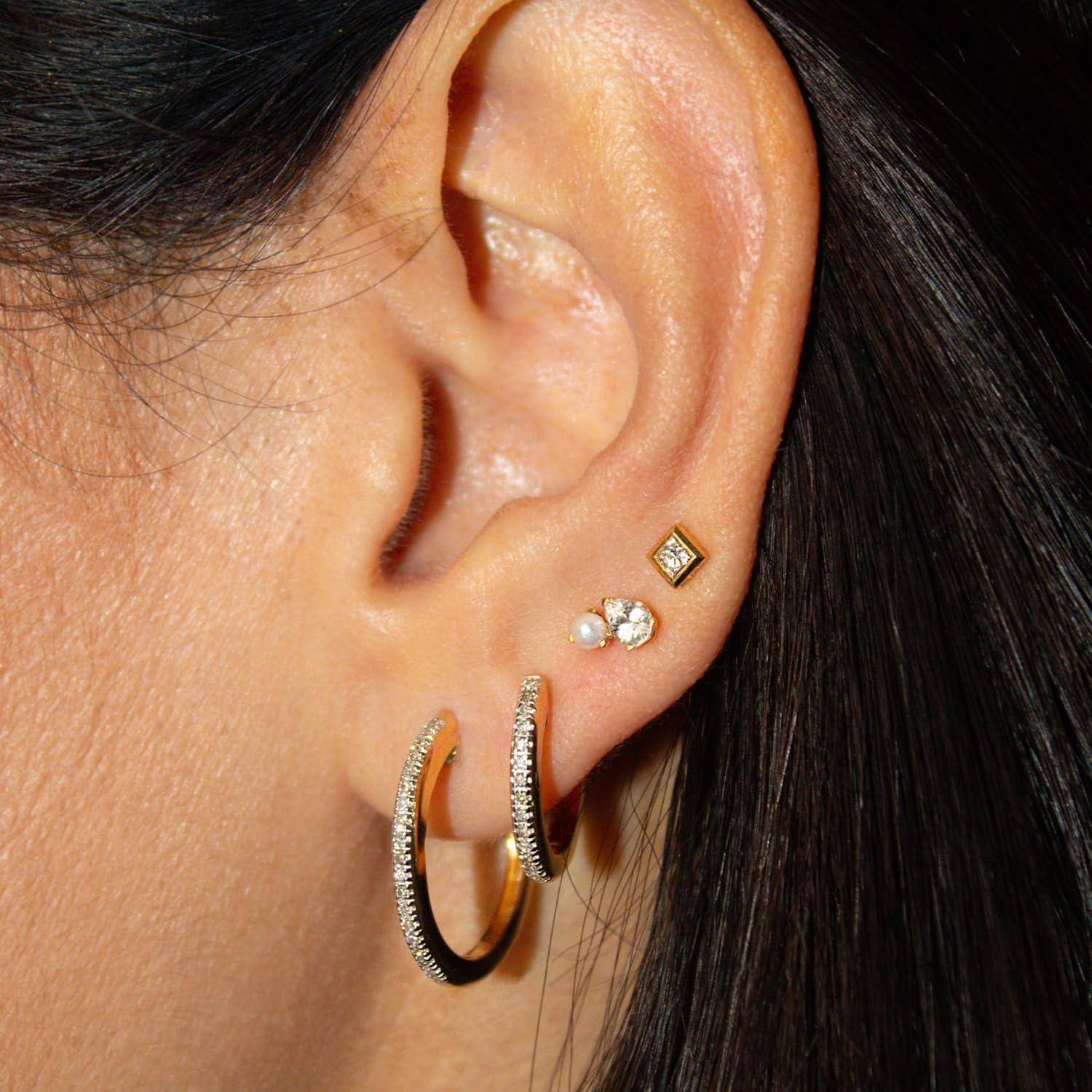 imageKendra Scott Penelope 14k Gold Hoop Earrings Fine Jewelry for Women16mm