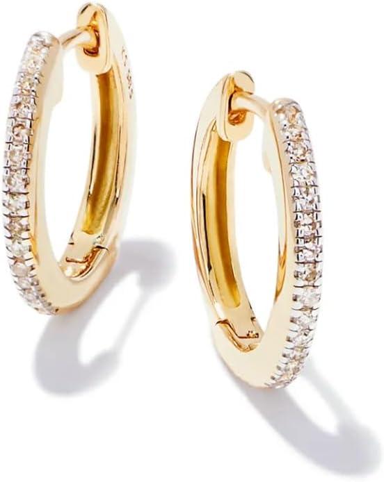 imageKendra Scott Penelope 14k Gold Hoop Earrings Fine Jewelry for Women16mm