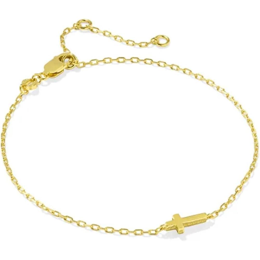 imageKendra Scott Cross Inline Bracelet 18k Gold Vermeil