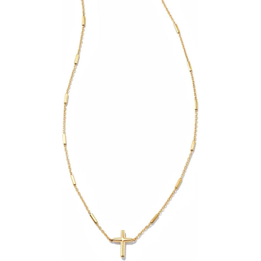 imageKendra Scott Delicate Cross Pendant Necklace 14 Gold