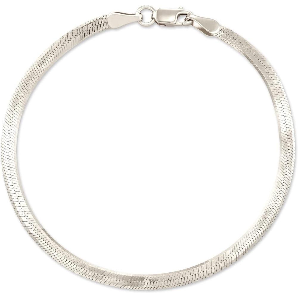 imageKendra Scott Herringbone Chain Bracelet in Sterling Silver Fine Jewelry for WomenMediumLarge