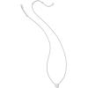 Kendra Scott Davie Pendant Necklace(WHITE KYOCERA OPAL)