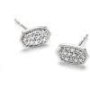 Kendra Scott White Diamond Marisa Stud Earrings in 14k Gold, Fine Jewelry for Women(14K WHITE GOLD – CRYSTAL CLEAR DIAMOND)