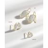 Kendra Scott White Diamond Marisa Stud Earrings in 14k Gold, Fine Jewelry for Women(14K WHITE GOLD – CRYSTAL CLEAR DIAMOND)