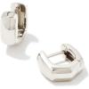 Kendra Scott Davie Wide Huggie Earring, Sterling Silver
