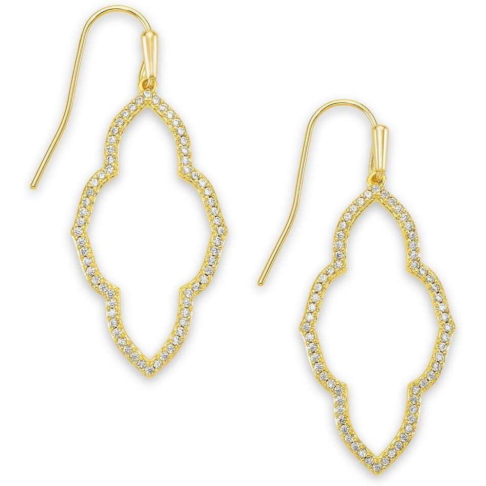 imageKendra Scott Abbie Small Open Frame Earring Fashion Jewelry for WomenGOLD