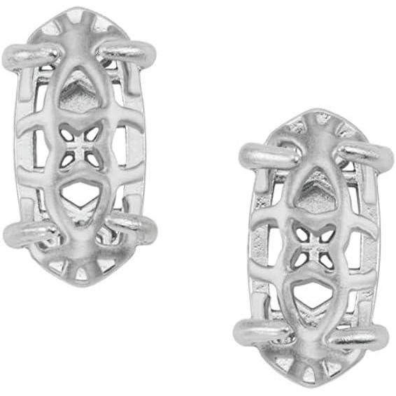 imageKendra Scott Betty Stud Earrings for Women Fashion JewelryRHODIUM RHODIUM FILIGREE