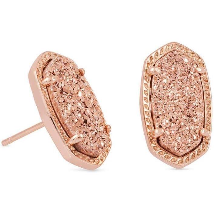 imageKendra Scott Ellie Stud Earrings for Women Fashion JewelryROSE GOLD ROSE GOLD DRUSY